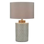 Paxton table lamp, ceramic, fabric lampshade