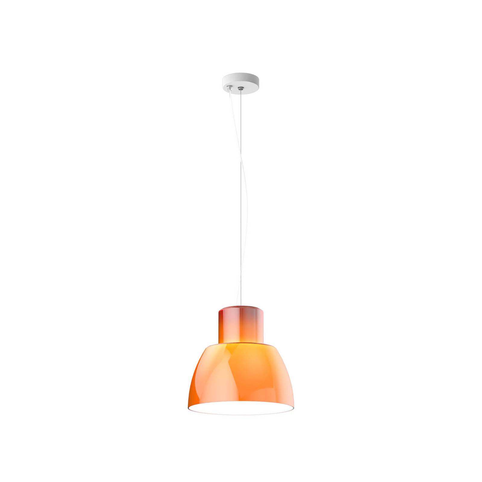 Nemo suspension Lorosae orange Ø 30 cm verre E27