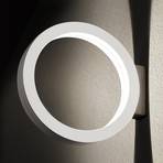 Applique d’extérieur LED Assolo en anneau, blanche