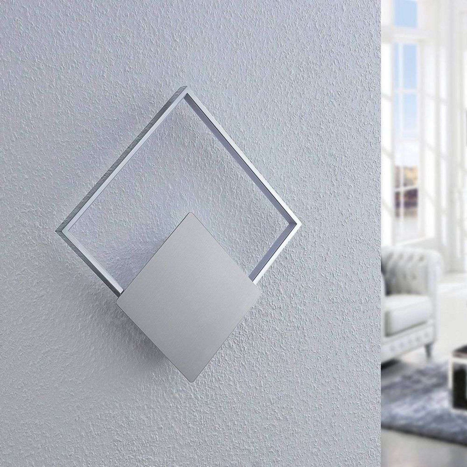 Anays Square LED Fali Lámpa White - Lindby