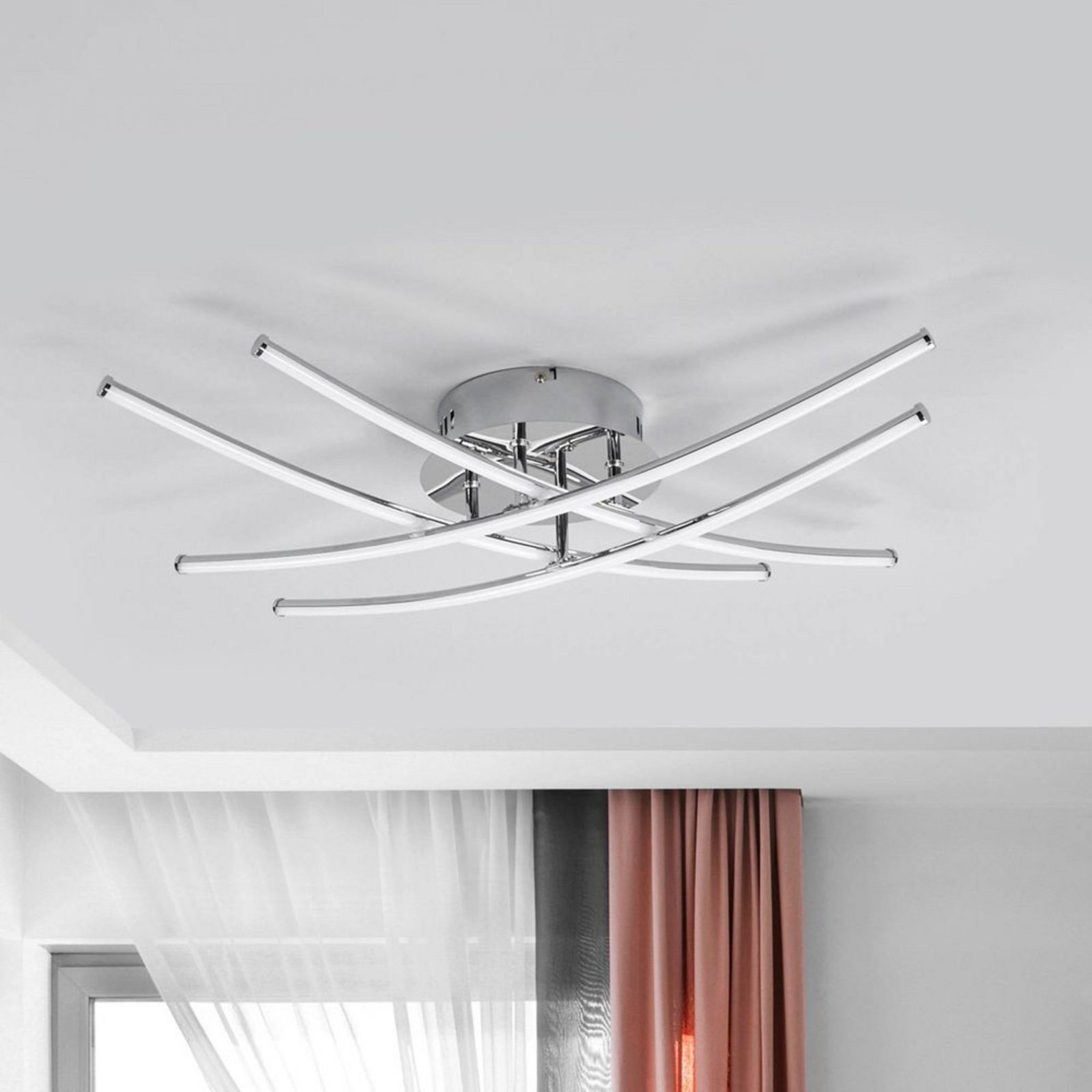 Yael Kattovalaisin Chrome/White - Lindby
