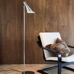 Dyberg Larsen Φωτιστικό δαπέδου DL12, χρώμιο, ύψος 139 cm, μέταλλο