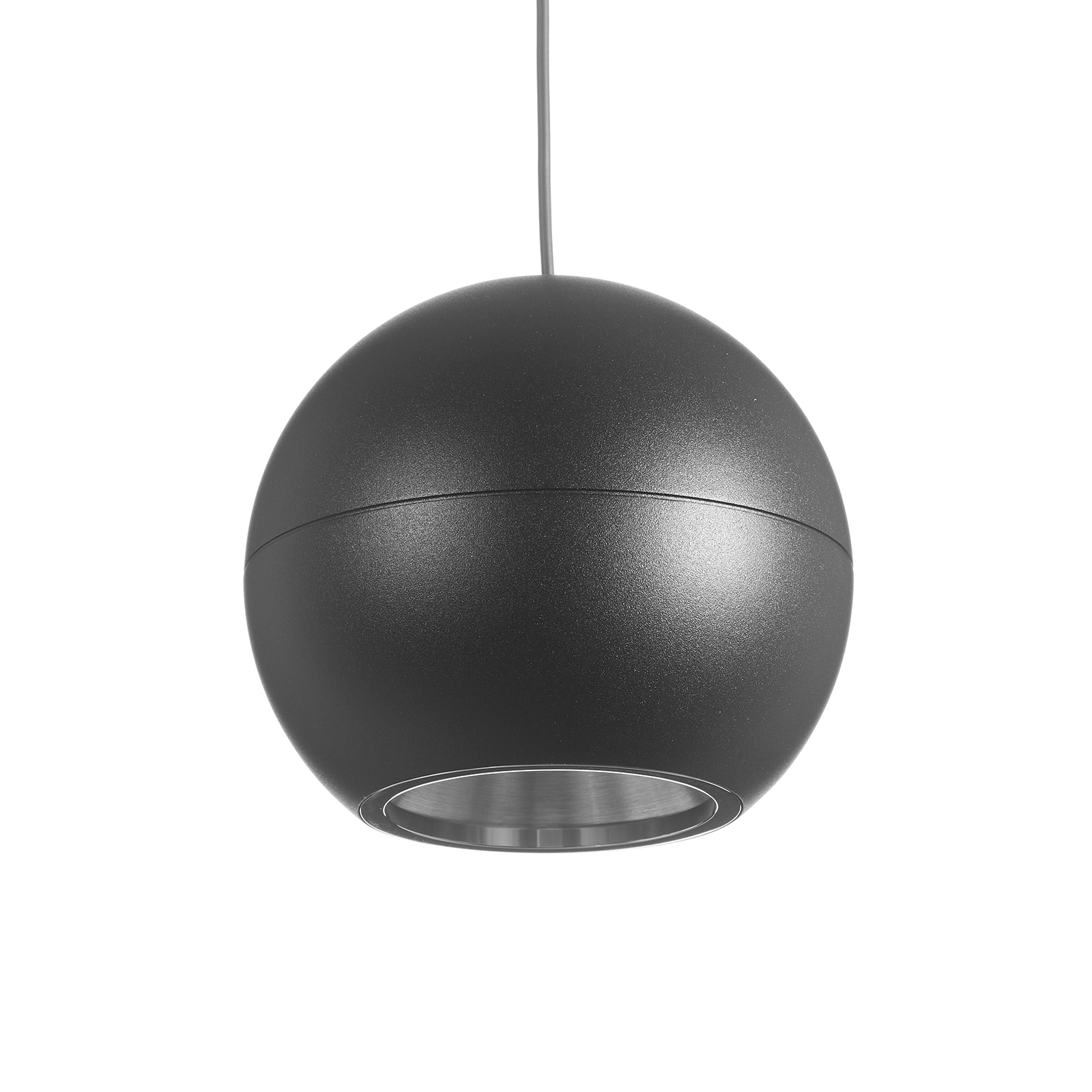 BEGA Studio Line hanglamp ON/OFF, zwart/alu Ø14cm