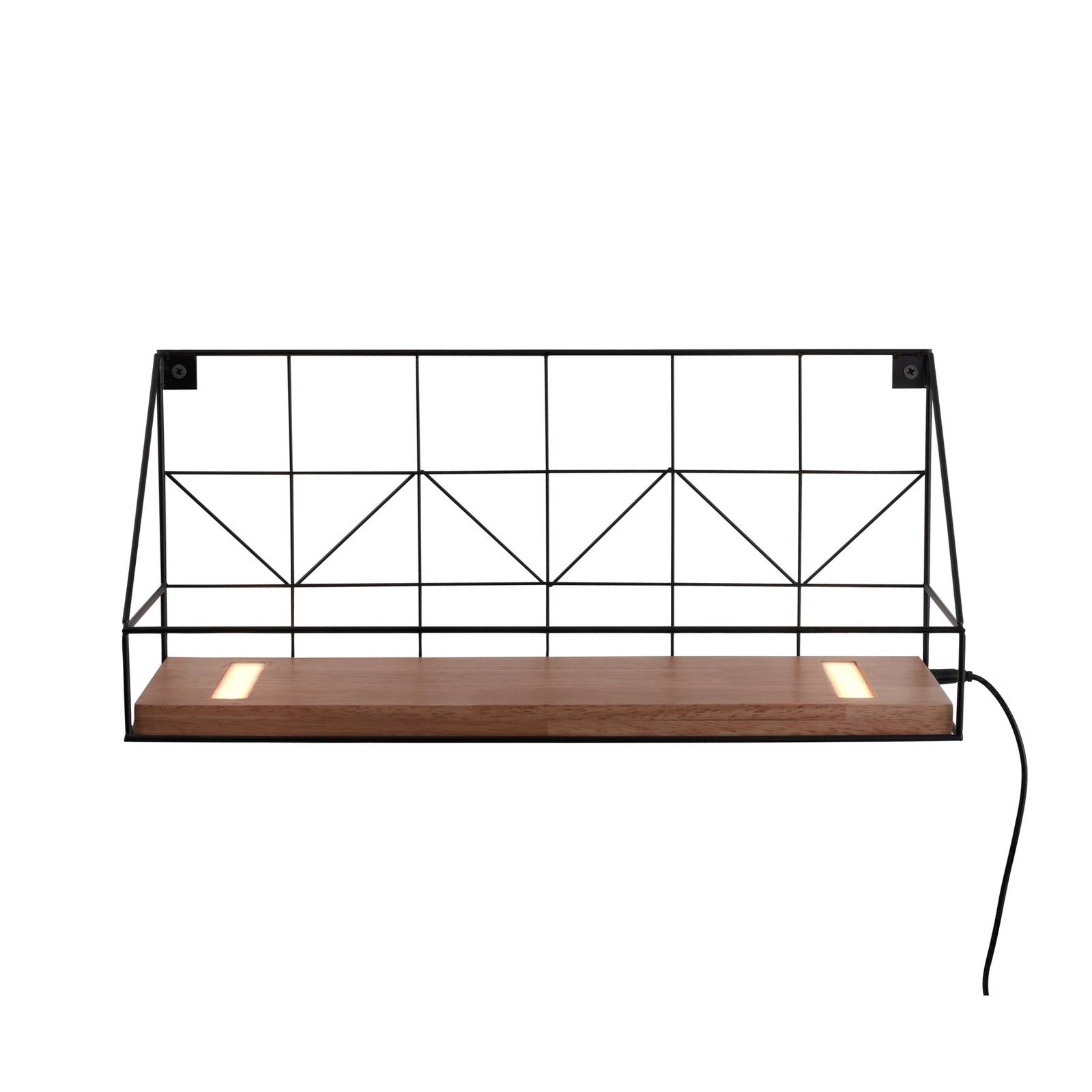 Applique LED Board avec étagère en bois 45×15 cm