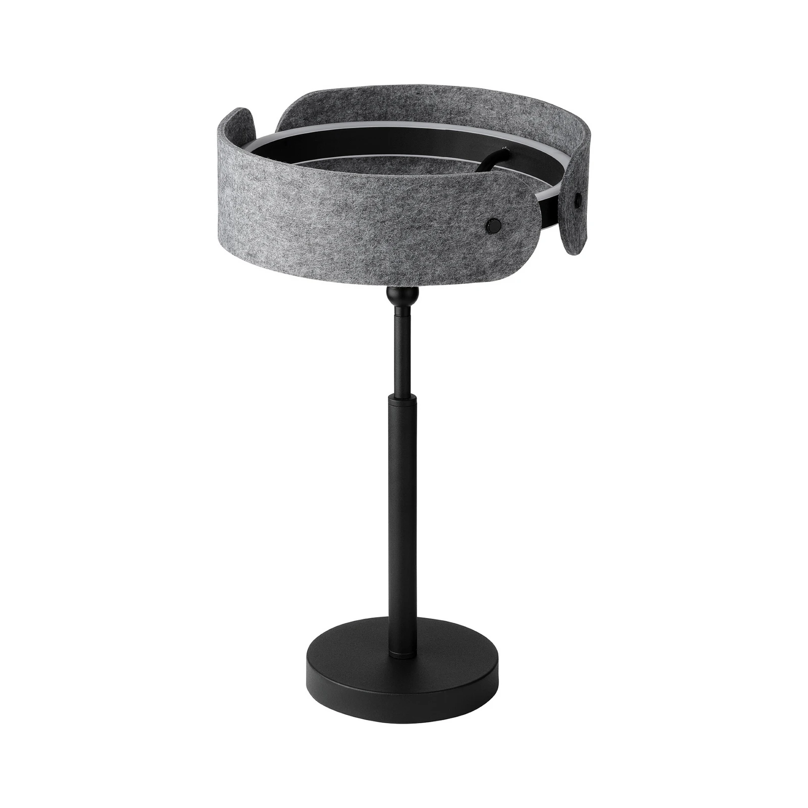 OSRAM LED-Tischlampe Decor Curve Felt, grau, Filz, 3.000 K