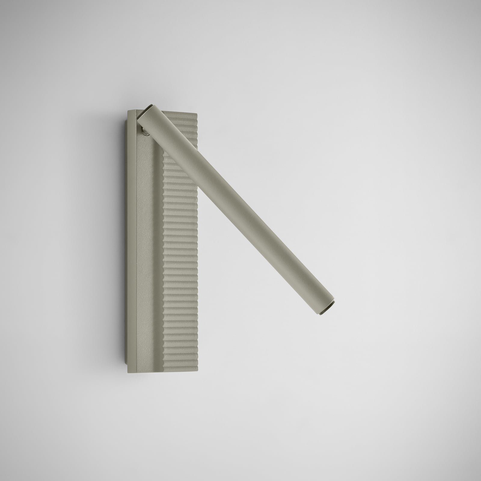 Bover LED-vägglampa Arid A/02 grå, aluminium, 2 700 K