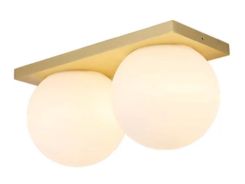 Palla C2135 LED Plafonnier Dim-to-Warm Opale/Laiton - Antidark