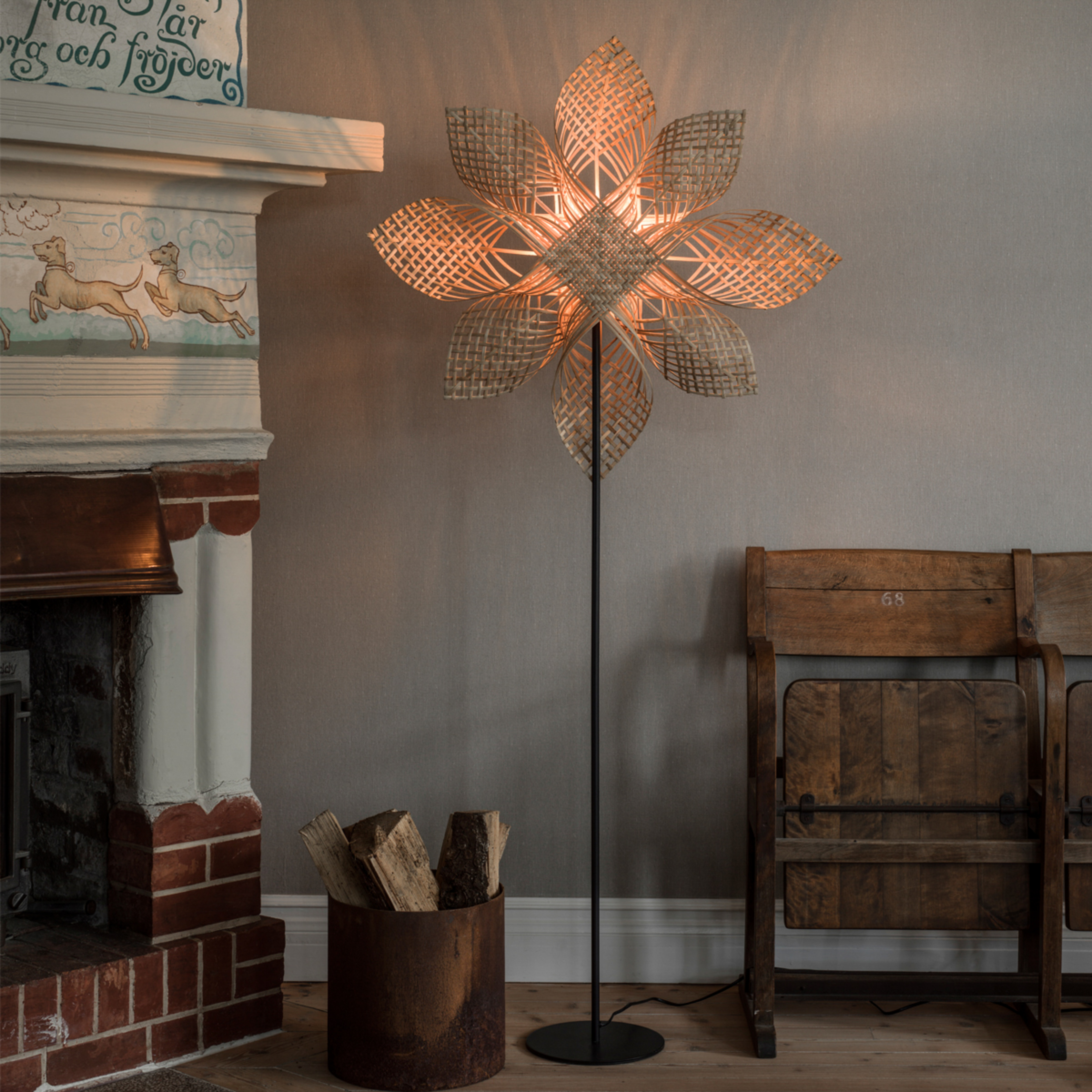PR Home Anna διακοσμητικό αστέρι από μπαστούνι Ø 82 cm