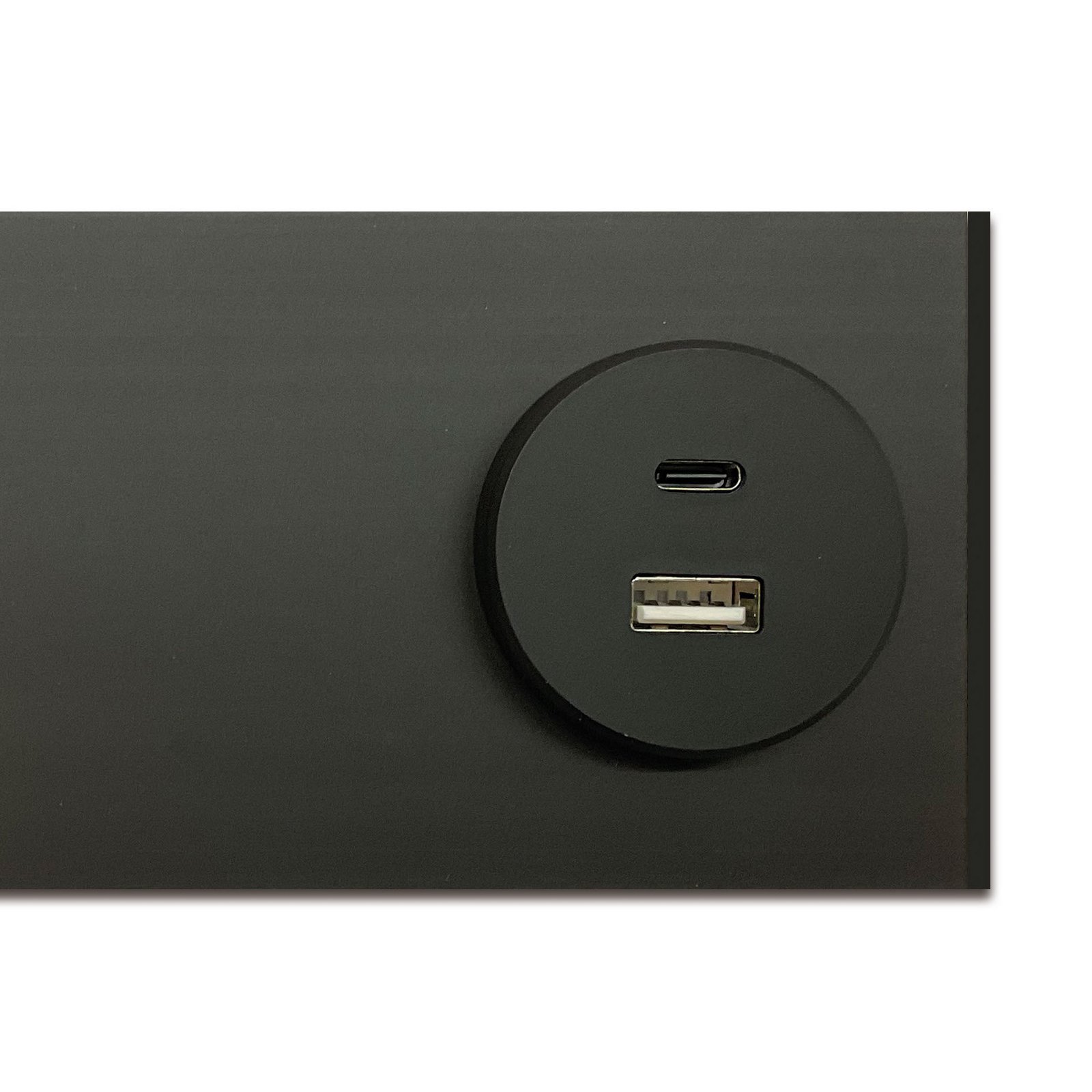 Aplique de pared LED Intero-Line, negro, 120 cm, aluminio, CCT arriba/abajo