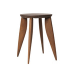 Feve odkládací stolek, výška 45 cm, ořechové dřevo - ferm LIVING