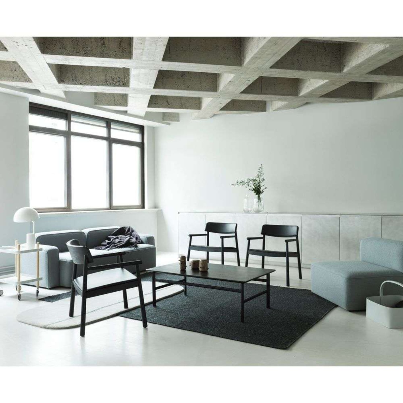 Polli Rug 100x200 tamno Siva - Normann Copenhagen