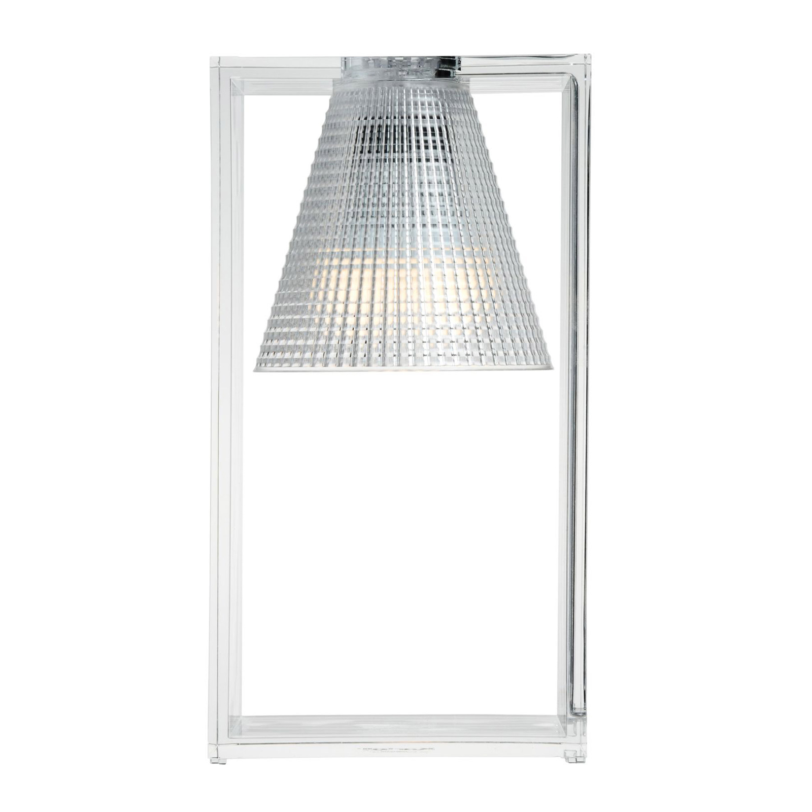 Light Air Lampe de Table Sculptée Cristal - Kartell
