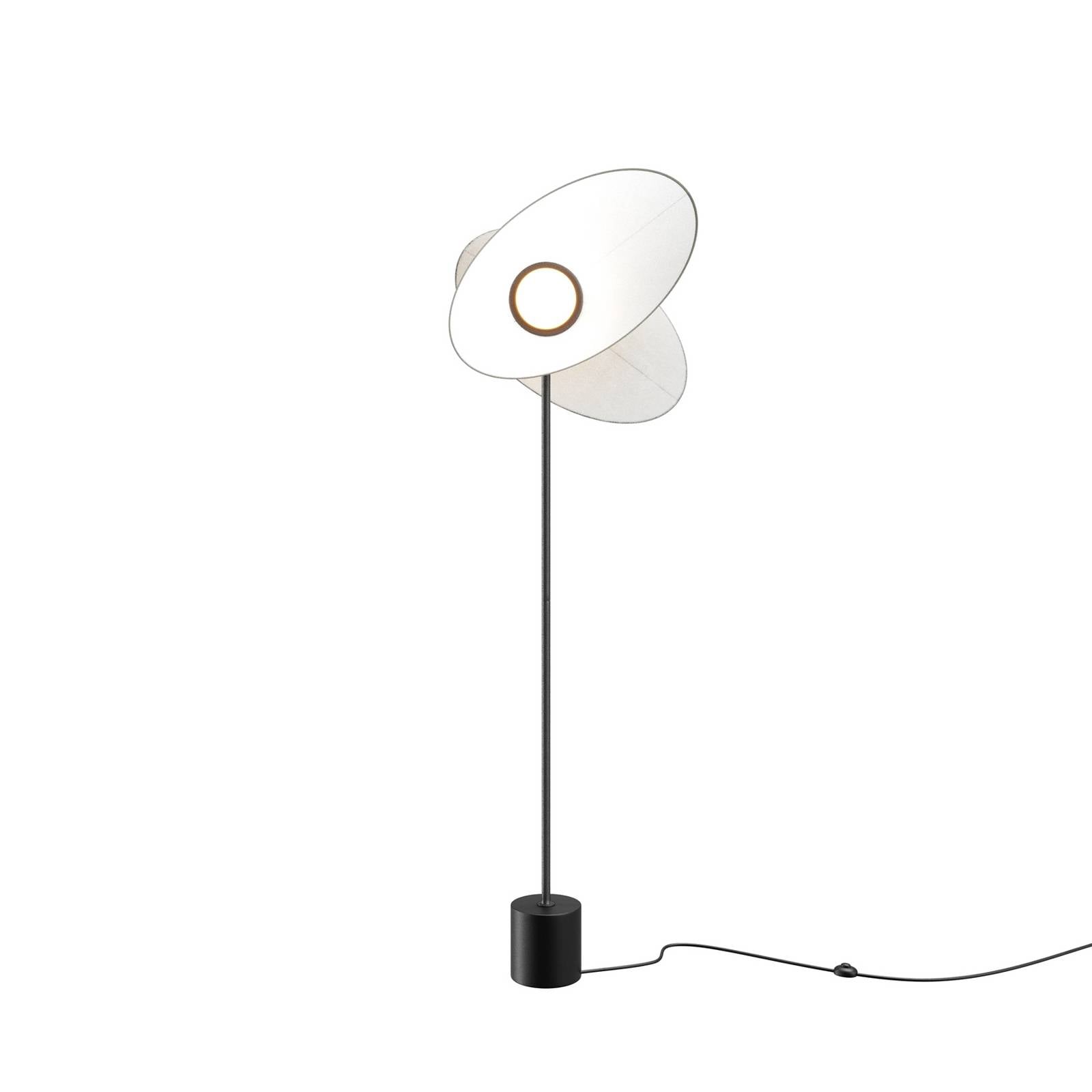Maytoni LED-Stehleuchte Evolution, schwarz/weiß, Höhe 158 cm