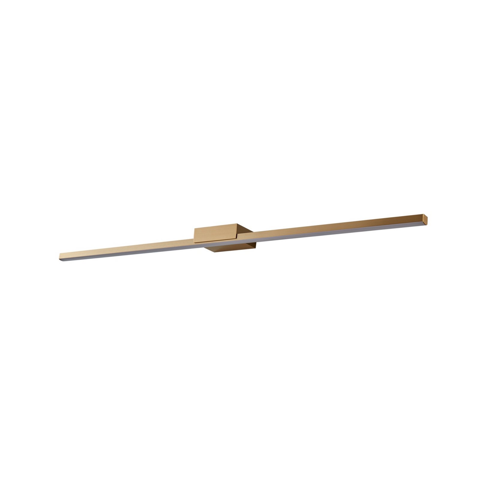 Lucande LED mirror lamp Kivana, copper, metal, 90 cm, IP44