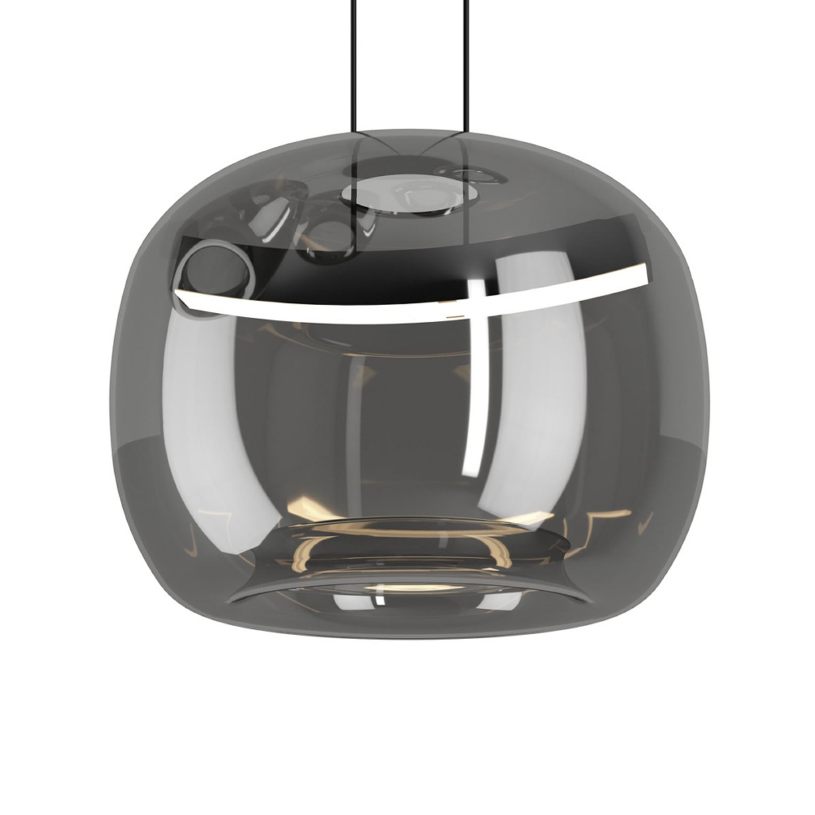 EGLO LED hanglamp HORTUNAS, Ø 50 cm, 5-lamps, zwart EGLO LED hanglamp HORTUNAS, Ø 50 cm, 5-lamps, zwart
