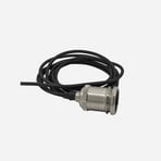 HDFly pendant light, silver/black, E27 - House Doctor