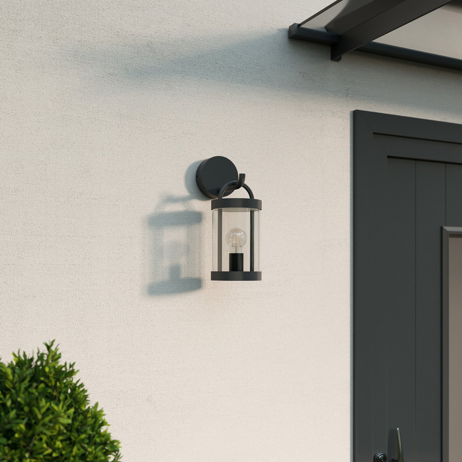 Cassian Candeeiro de Parede Exterior IP54 Dark Grey - Lucande