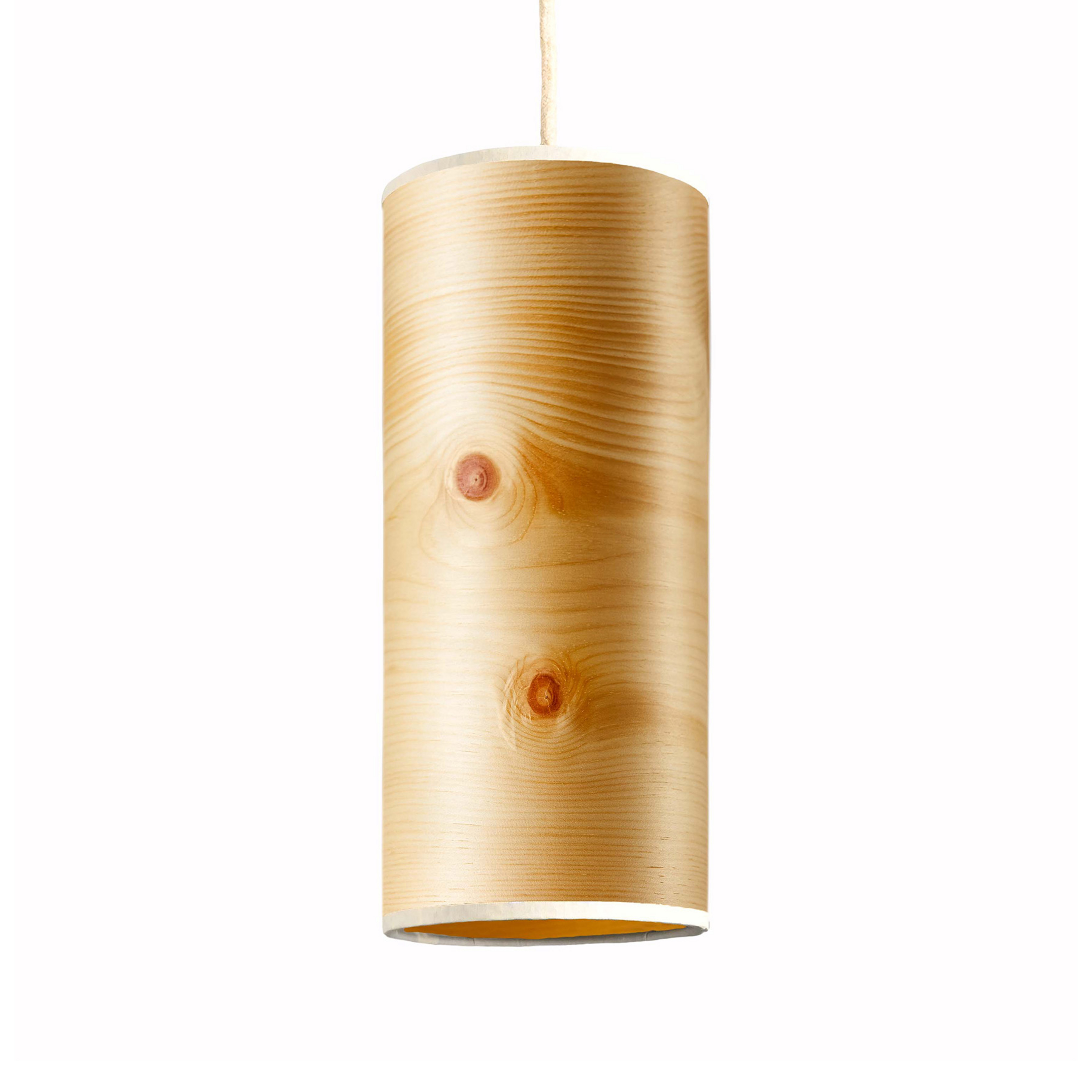LeuchtNatur Nux suspension, cembro/blanche