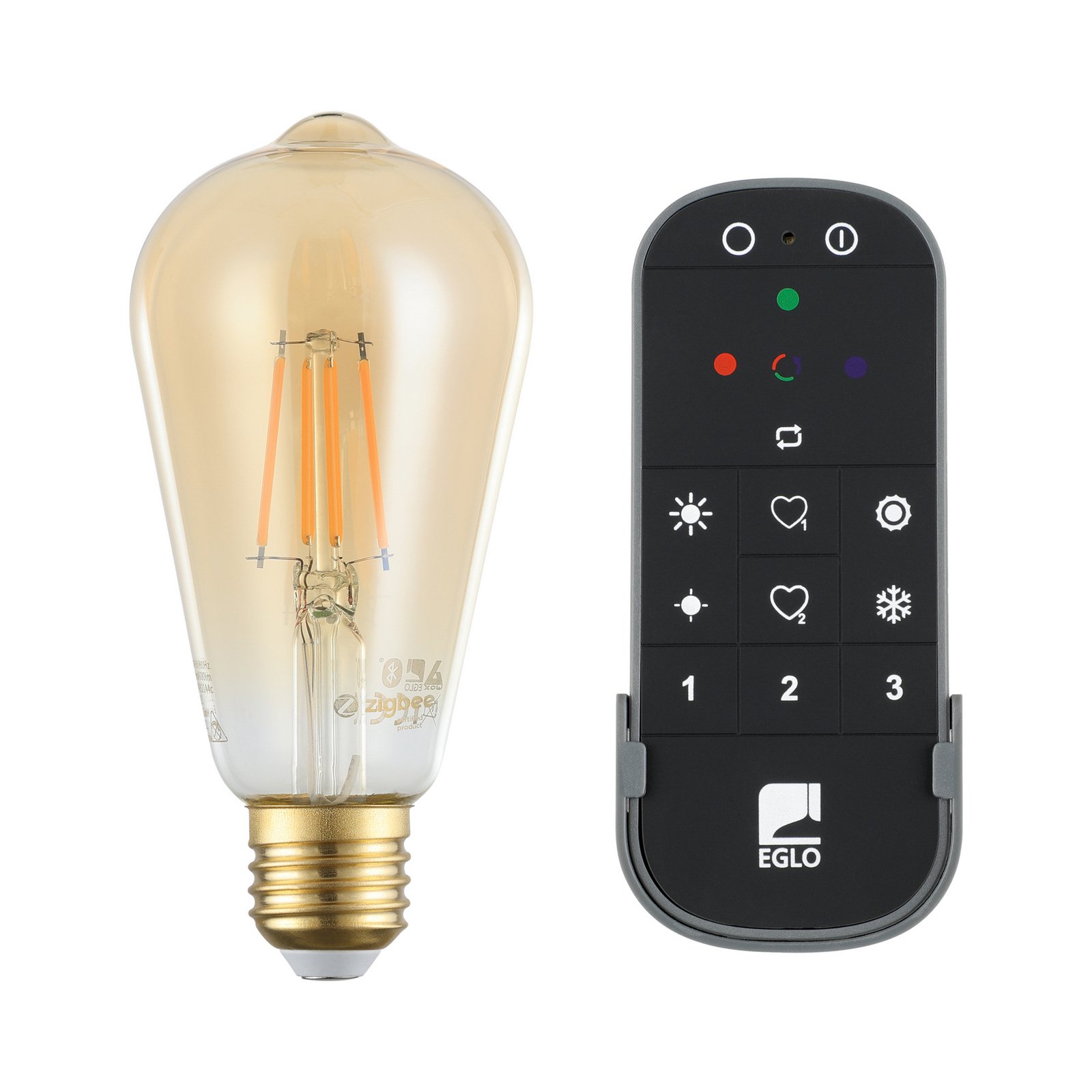 EGLO connect E27 ST64 lampa 5,5W 500lm 2200K 2szt EGLO connect E27 ST64 lampa 5,5W 500lm 2200K 2szt