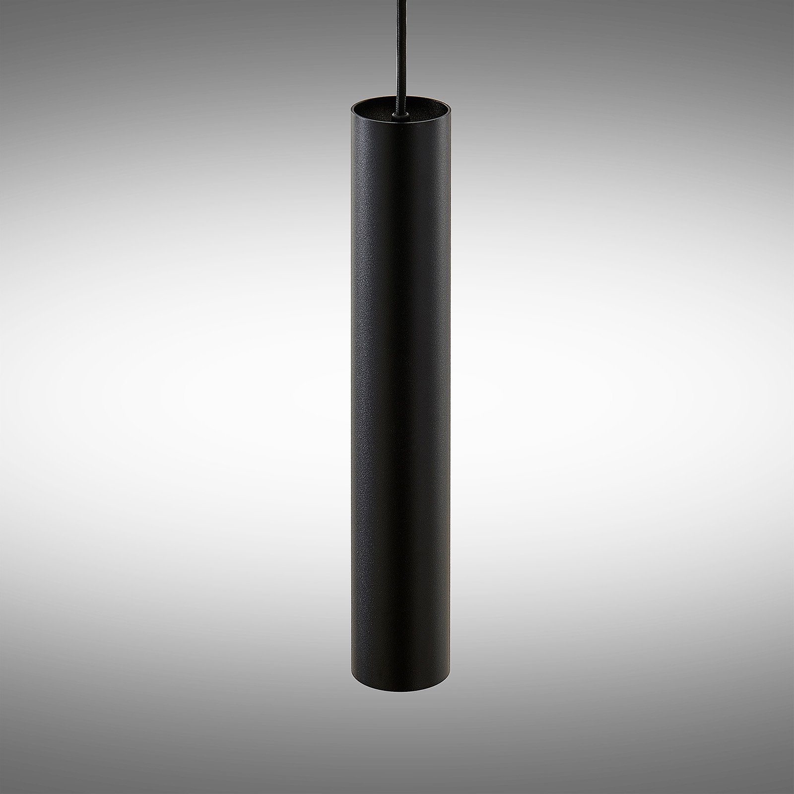 Arcchio Ejona závěsné světlo, výška 35 cm, černá