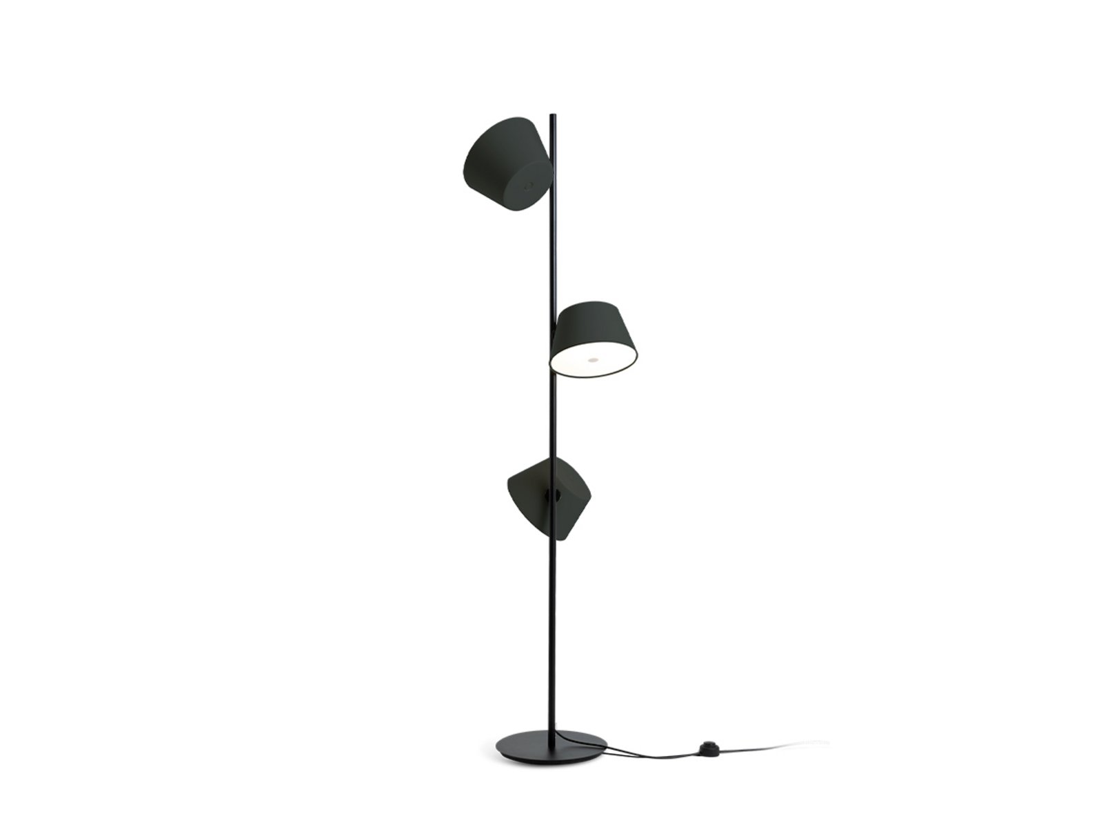 Tam Tam 3 P Lampadar w/Mini Shades Black  - Marset