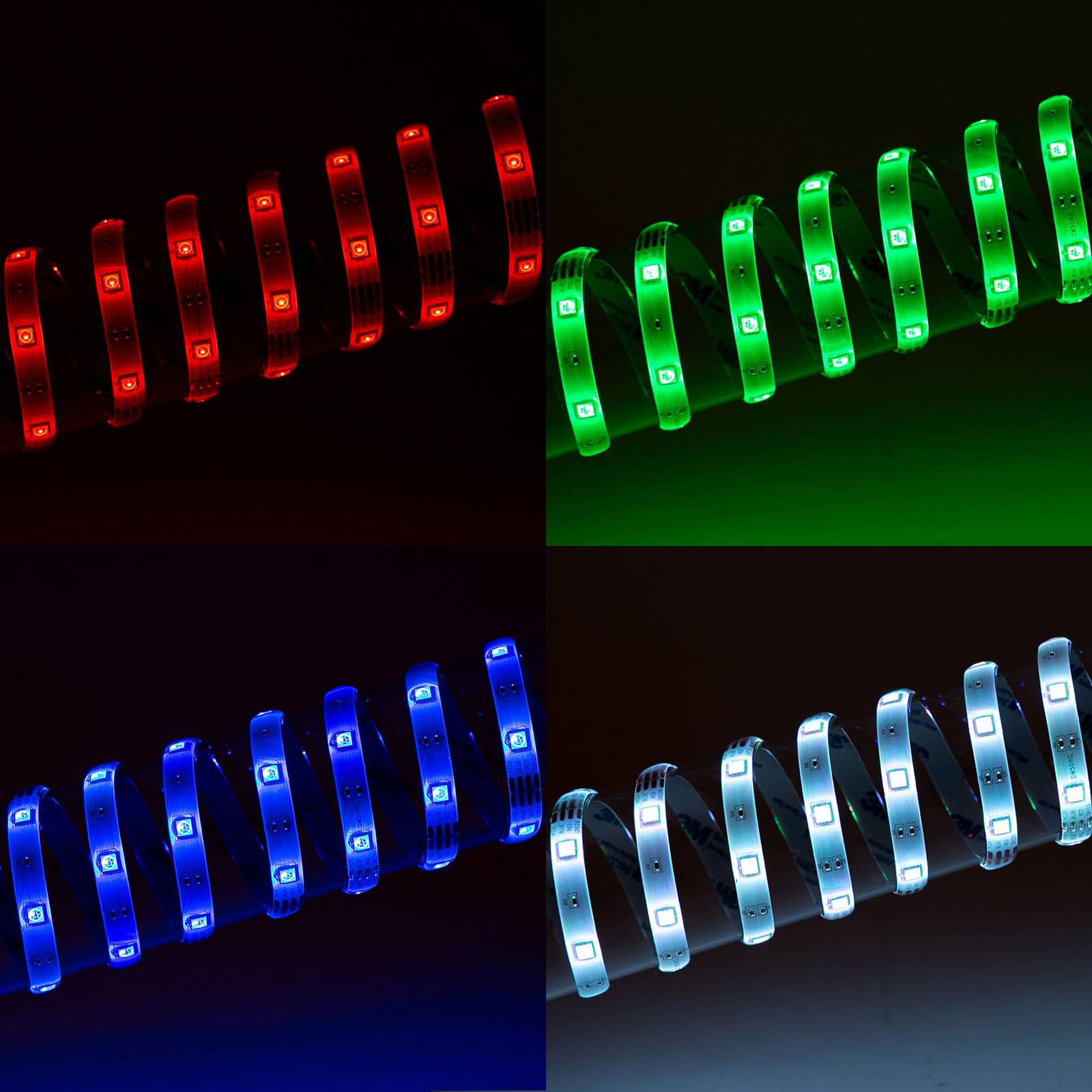 LED-stripe med RGB WiFi 500 cm m. fjernbetjening