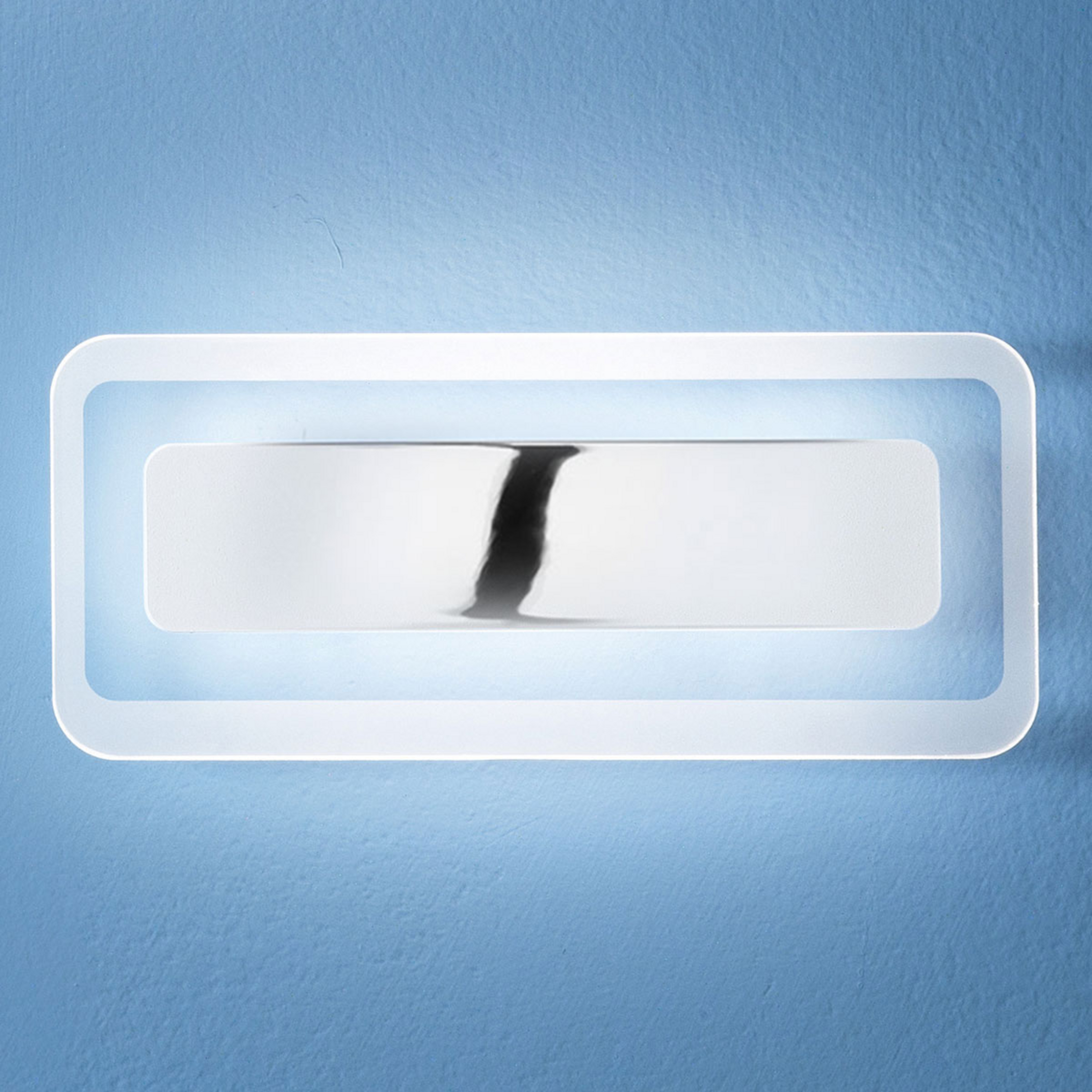 Antille LED-væglampe, krom, 31,4 cm