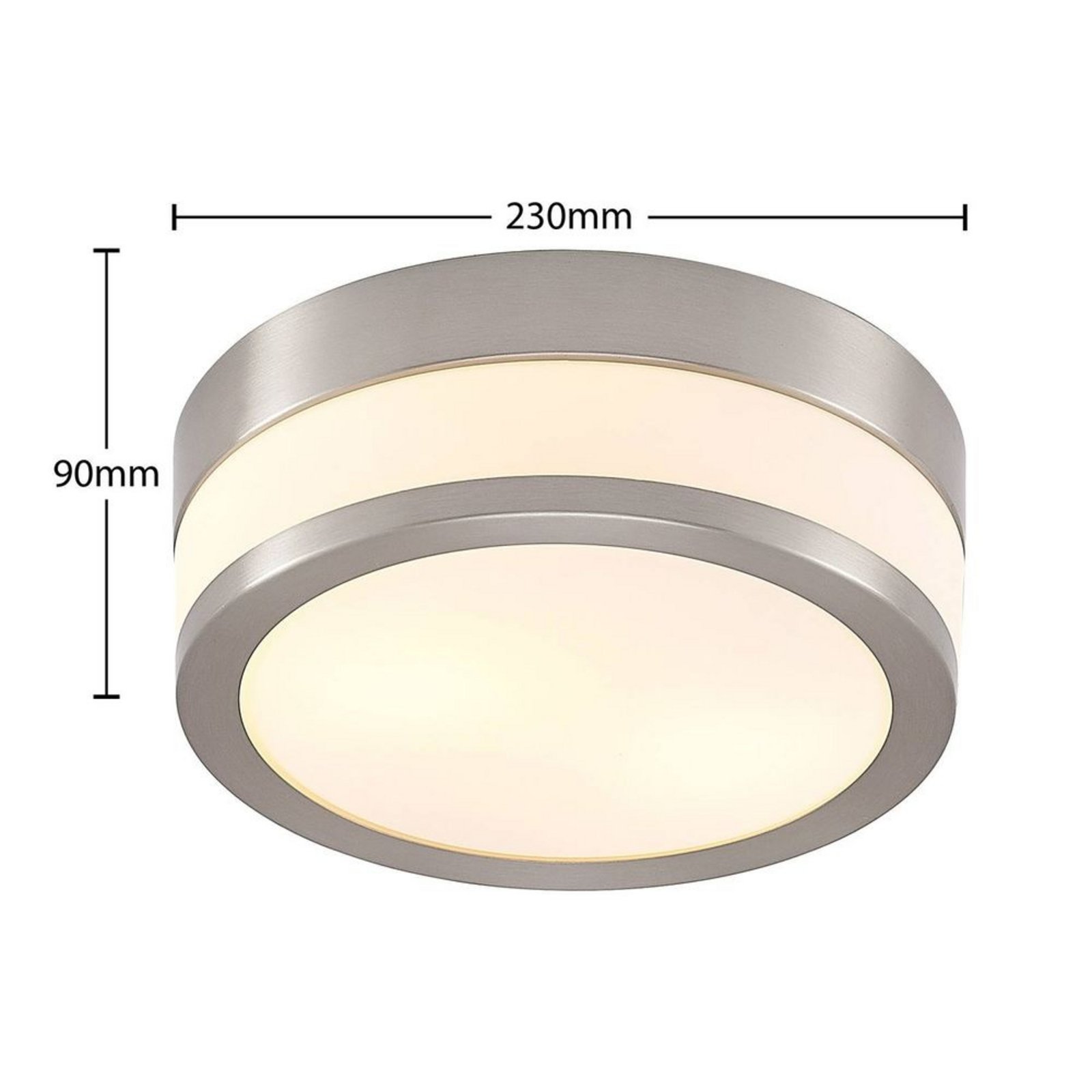 Flavi Stropní Lampa Opal/Nickel - Lindby