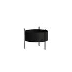 Pidestall Planter Medium Black - Woud