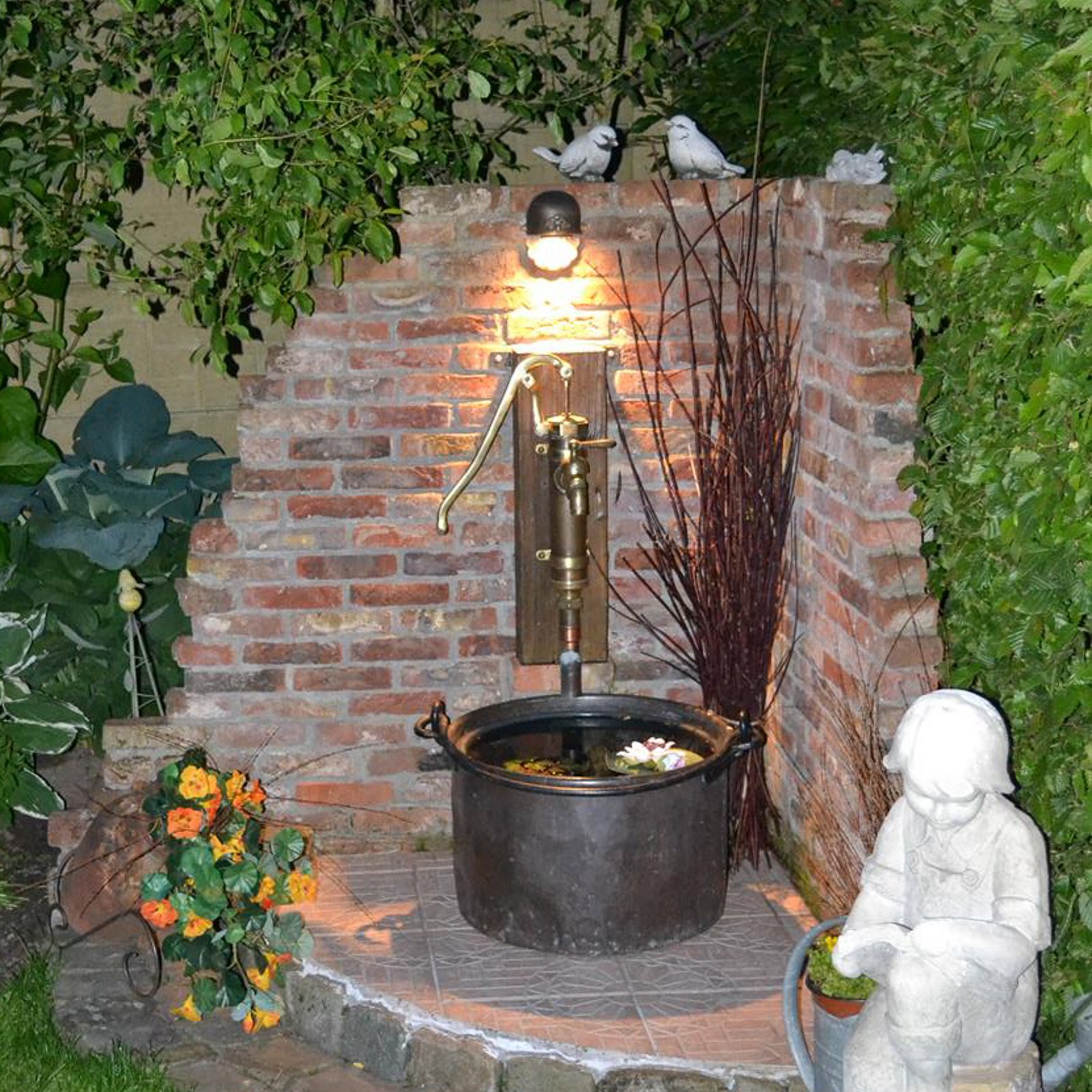 Applique d'extérieur Tramonto couleur bronze