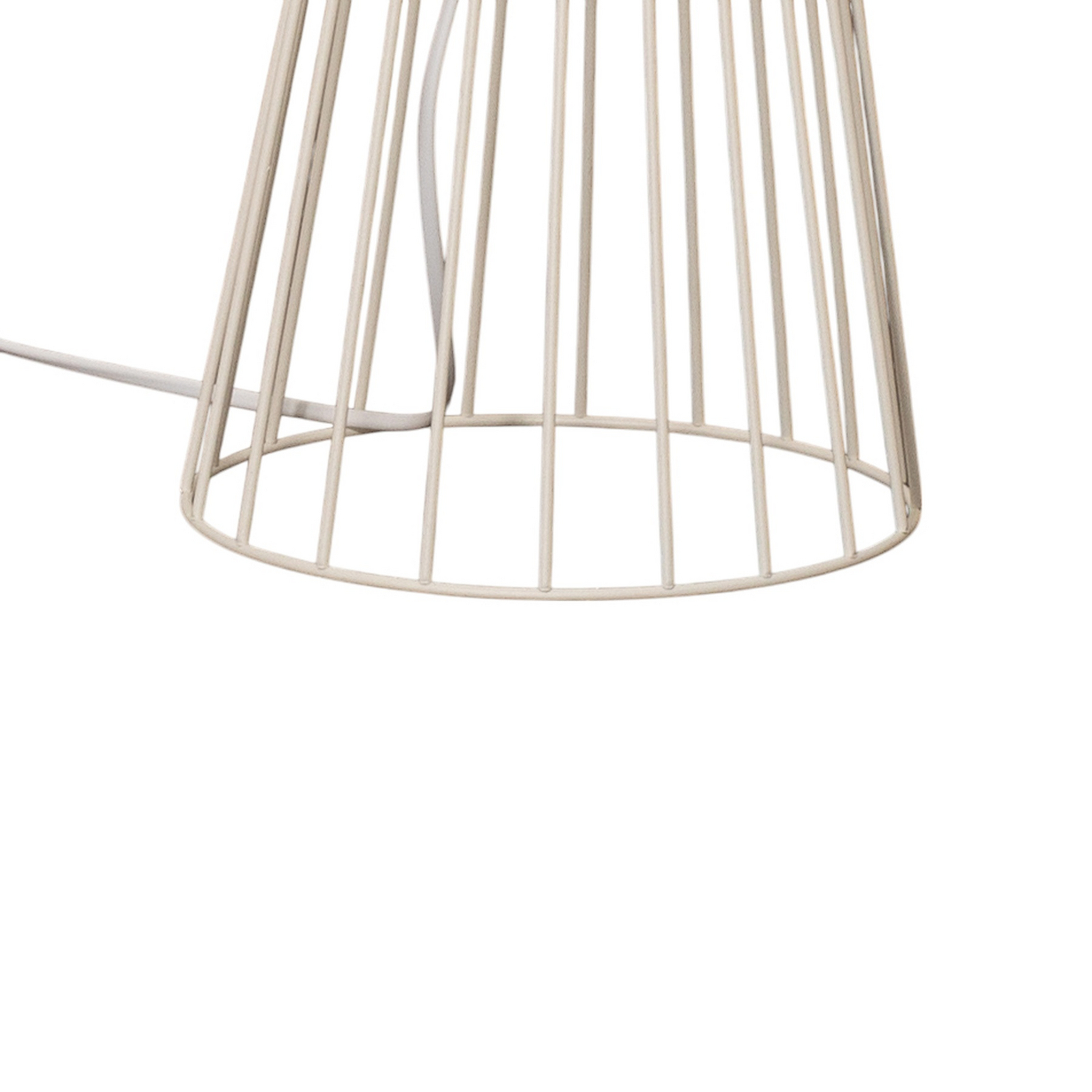 Stehleuchte Mercure, sand, Metall/ Kunststoff, Höhe 93 cm