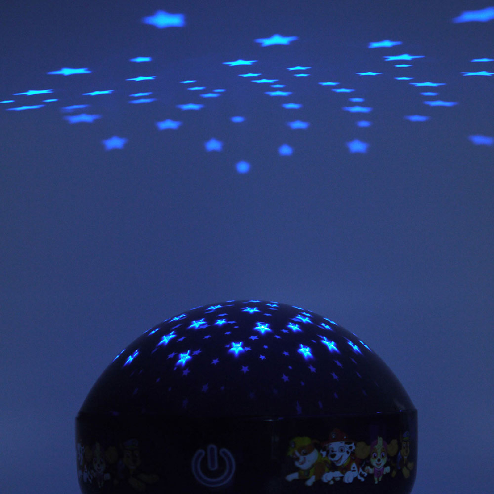 LED-projeksjons-nattlampe Paw Patrol, blå