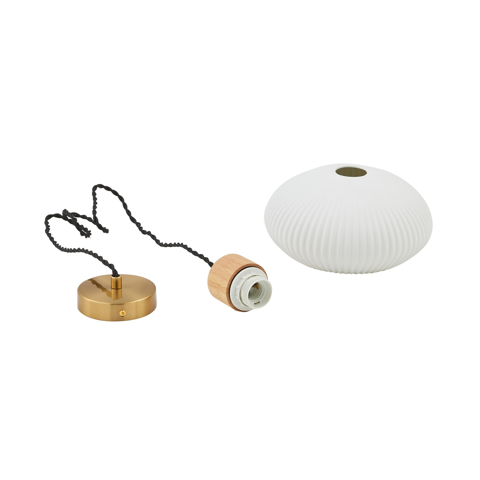 Paulie Pendant White - Lindby
