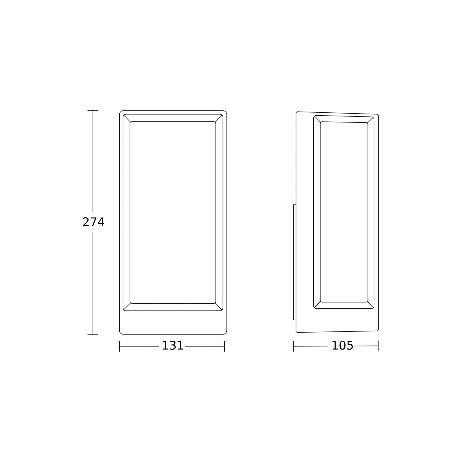 STEINEL L 42 C applique extérieur LED anthracite