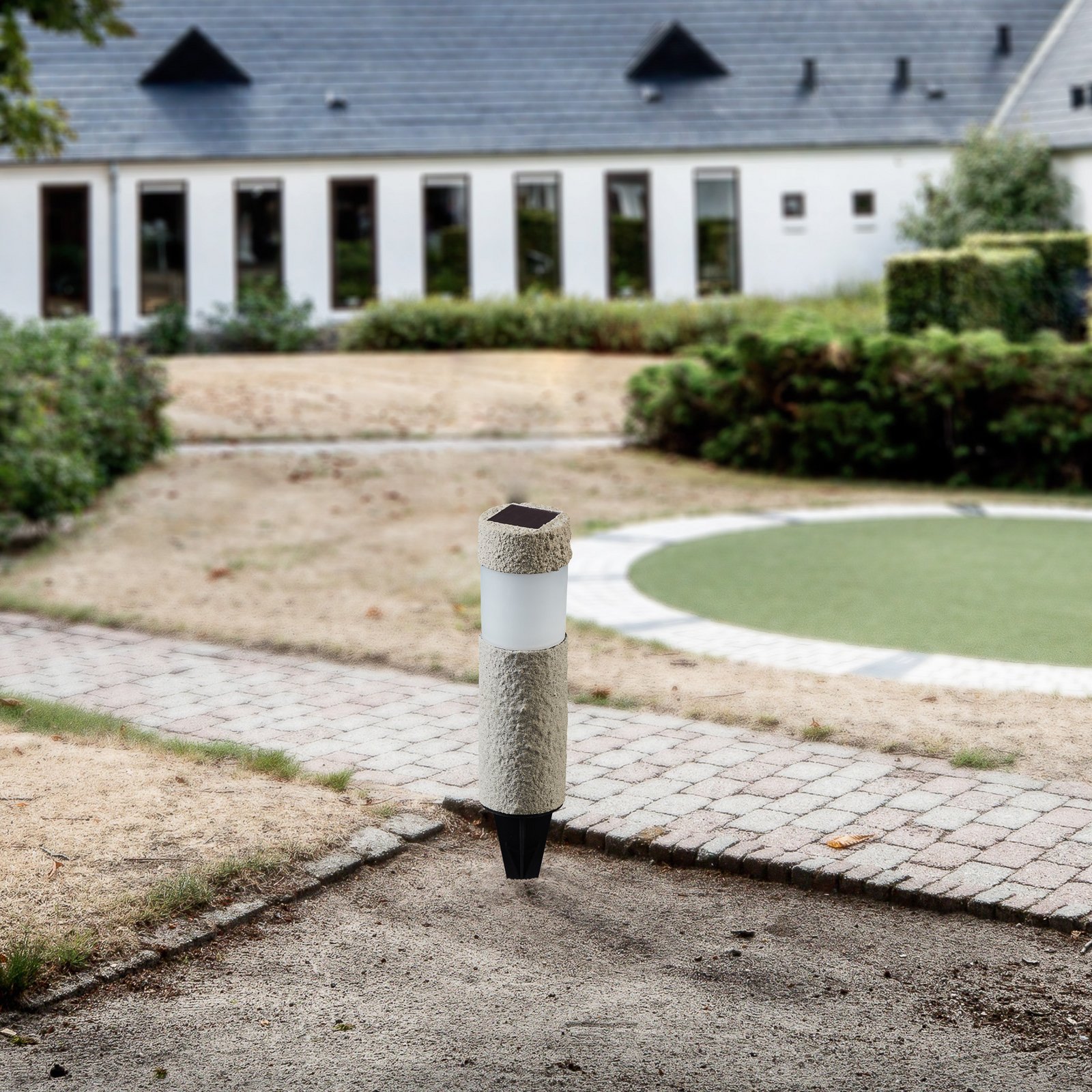 Mino szürke leszúrható napelemes LED lámpa