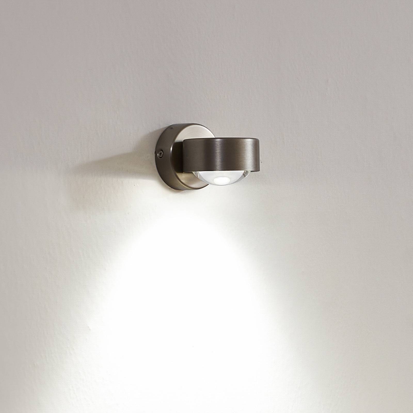 Lindby Wandleuchte Jyla, nickel, Fassung unten günstig online kaufen