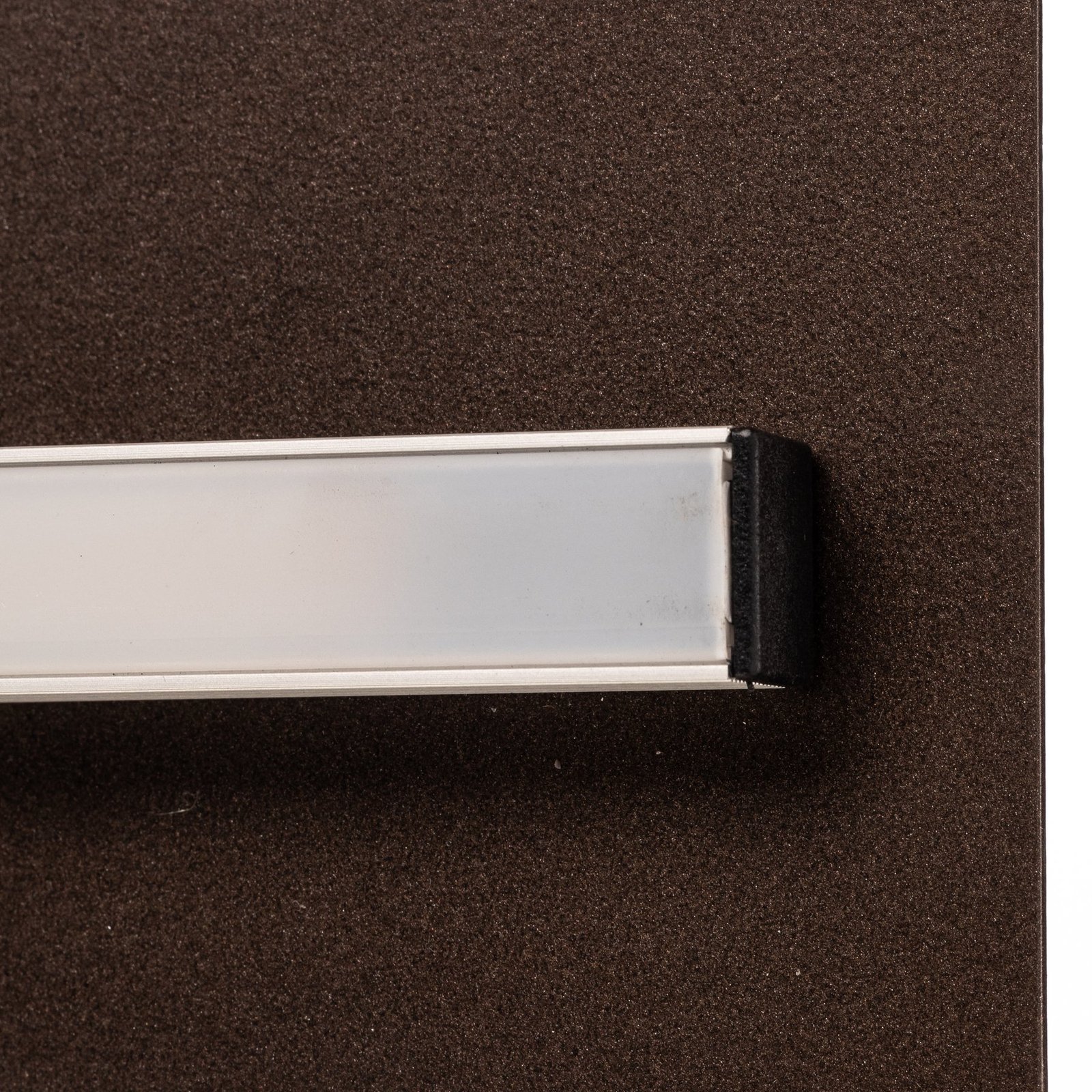 LED-Wandleuchte Navi, indirekt strahlend, braun, 3.000 K