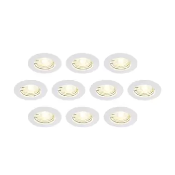 Schwenkbares Downlight Jura in Nickel matt | Lampenwelt.de 