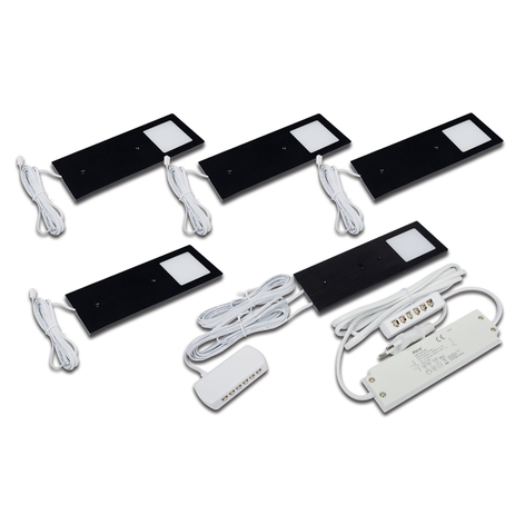 LED-Unterbaulampe Eco-Pad F IR-Gestensensor 5x-Set