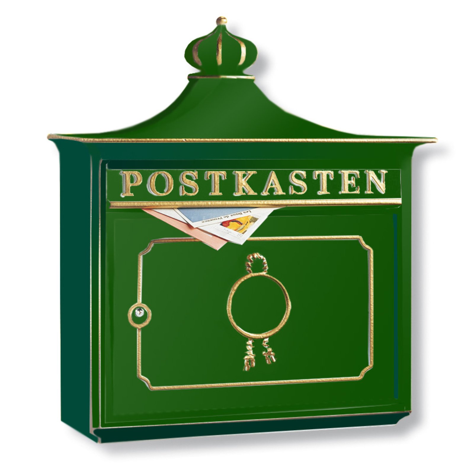 BORDEAUX Aluguss-Briefkasten