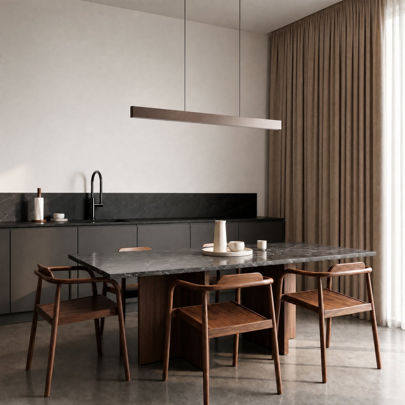 Mylosh LED Smart Pendelleuchte Coffee - Lucande Mylosh LED Smart Pendelleuchte Coffee - Lucande