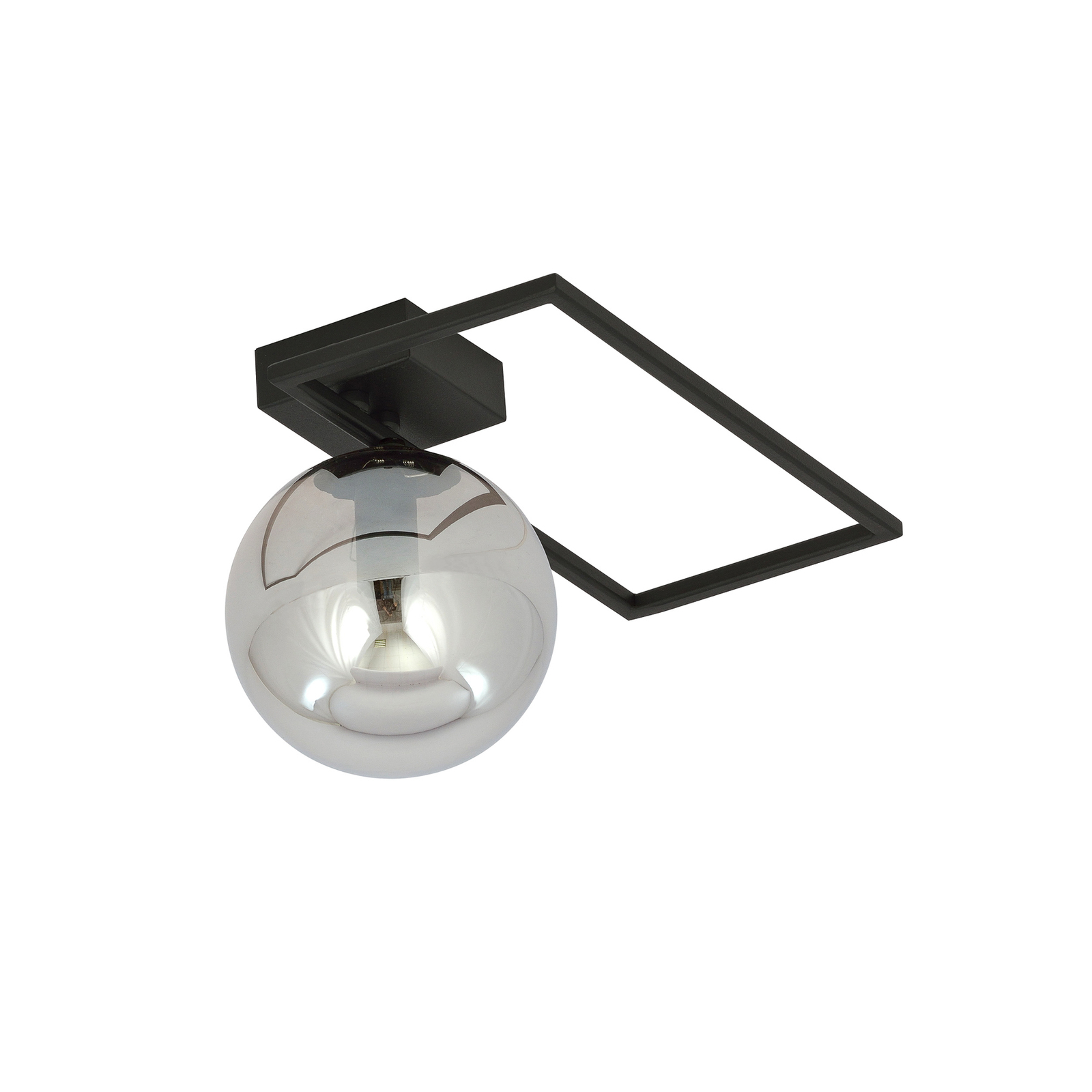 Imago 1D ceiling light, one-bulb, black/graphite
