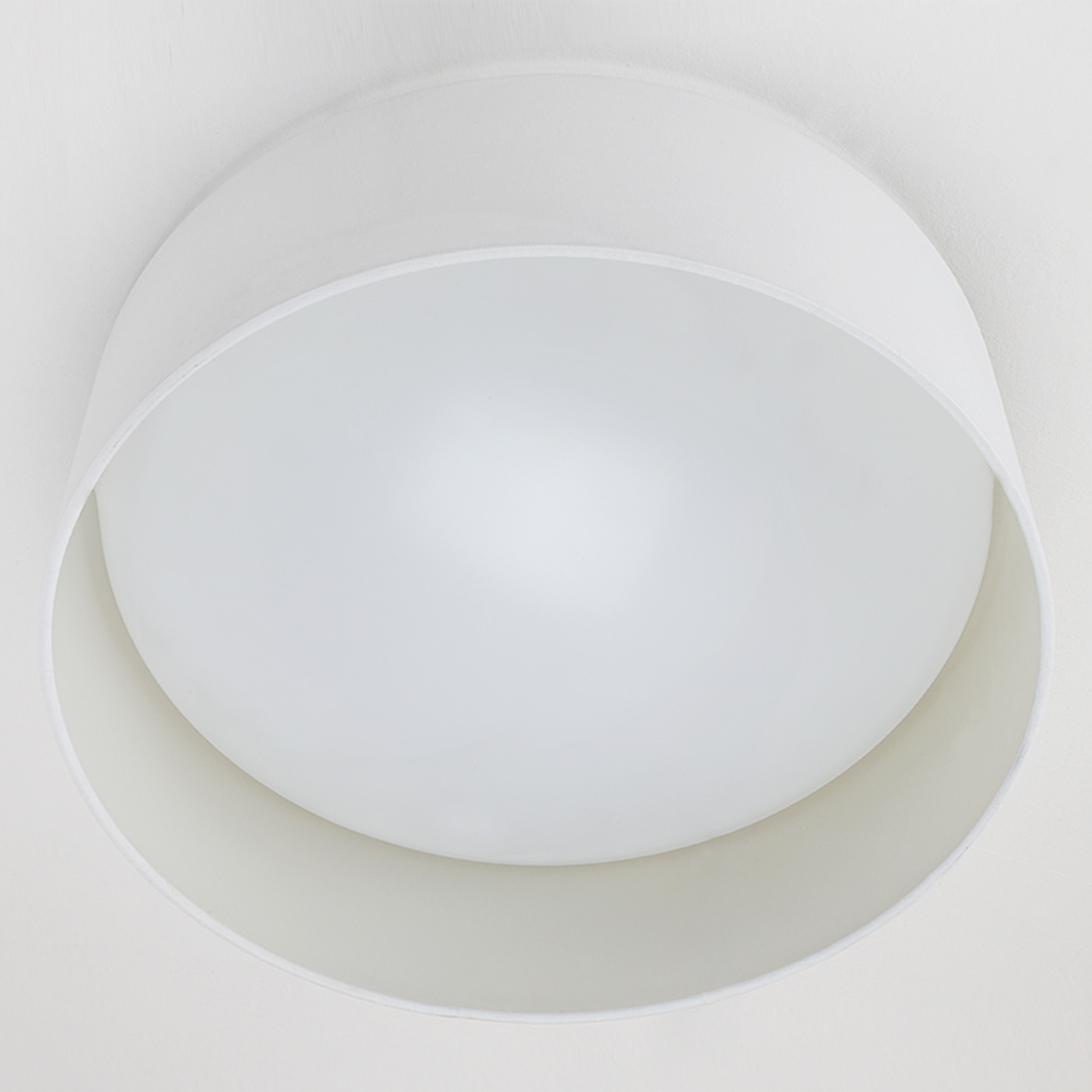 LED plafondlamp Franka, wit, 41,5 cm