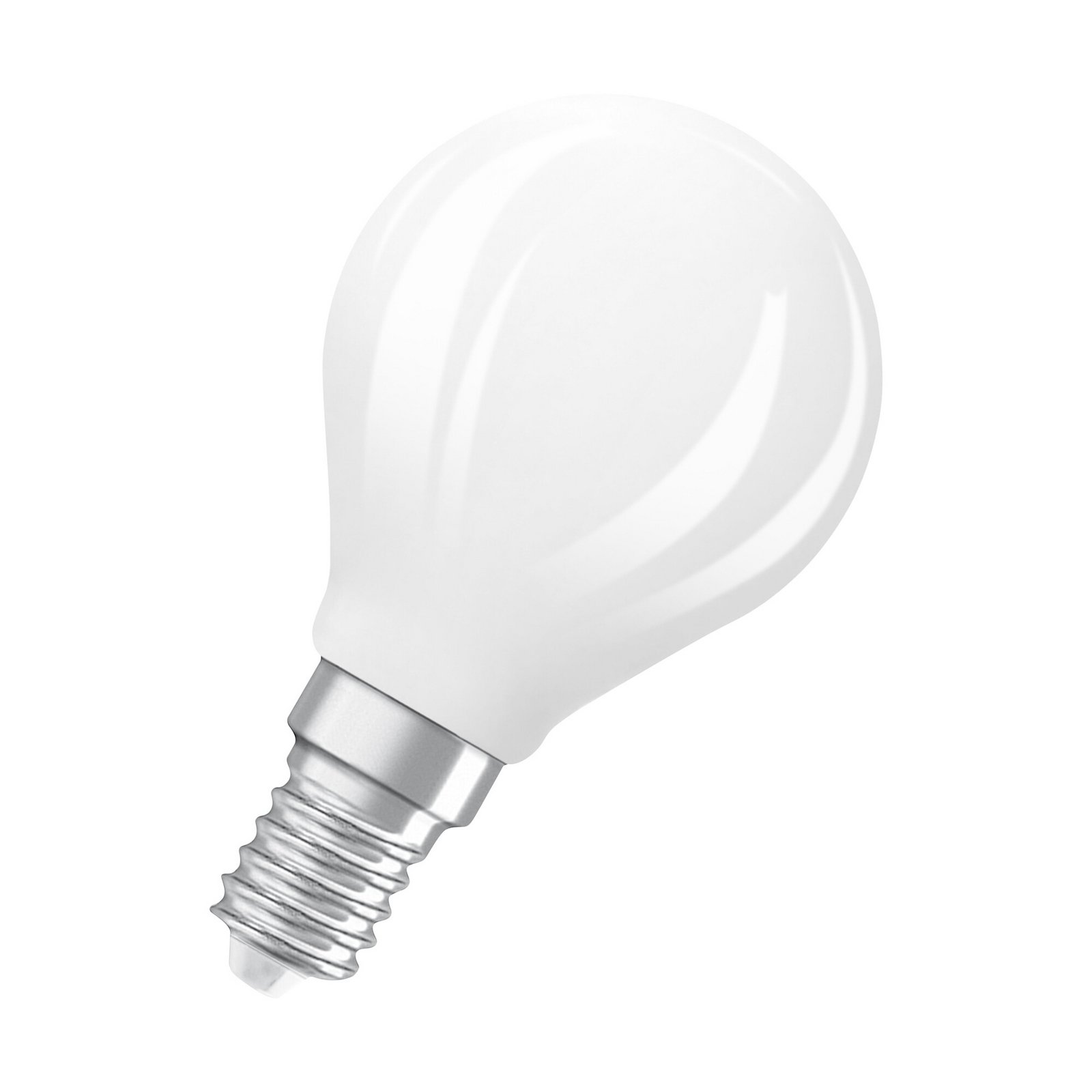 OSRAM LED-Leuchtmittel Tropfen, E14, 3,4 W, matt 2.700 K dim