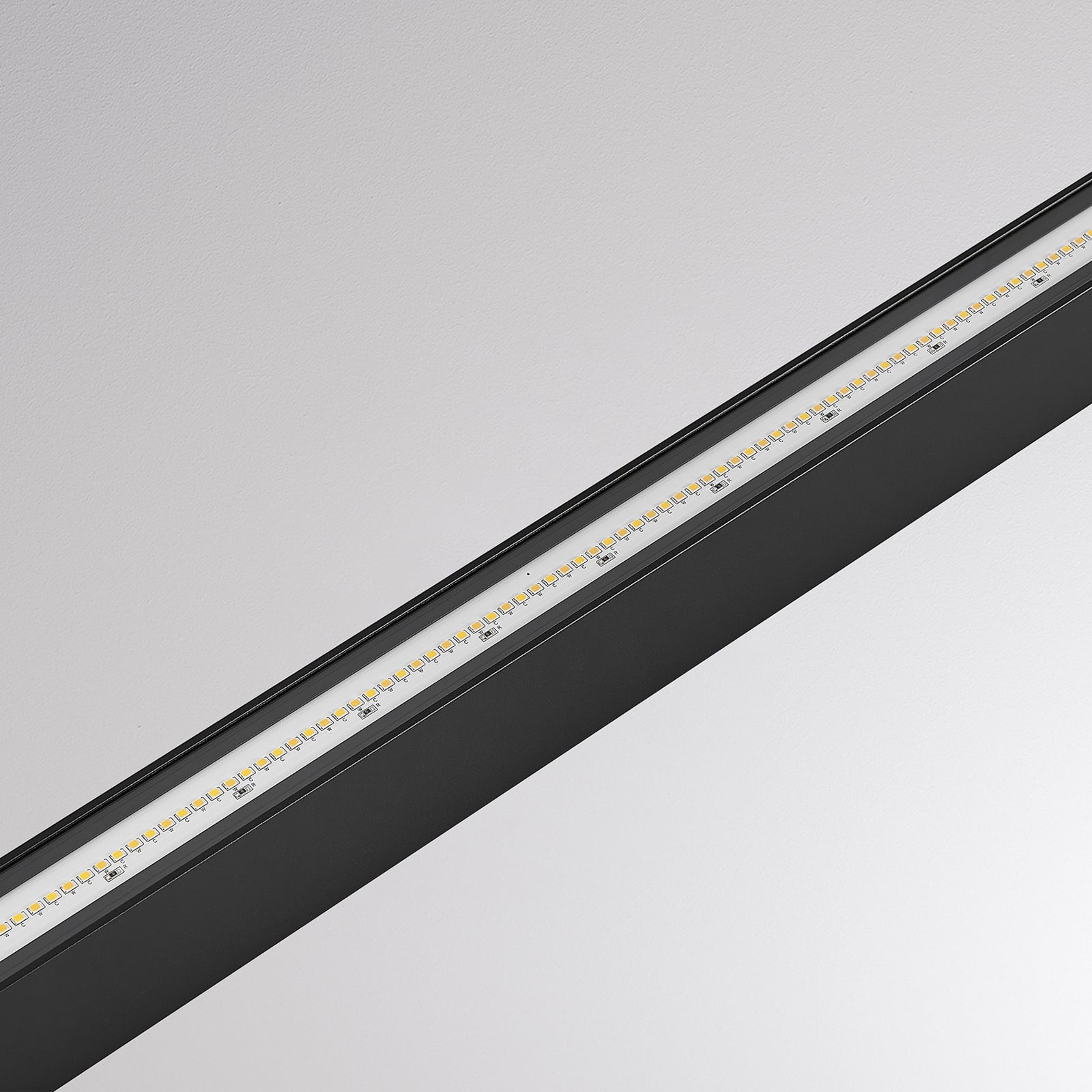LED-riippvalgusti PERFORA PROLINE M, must, 106 cm, DALI, üles/alla LED-riippvalgusti PERFORA PROLINE M, must, 106 cm, DALI, üles/alla