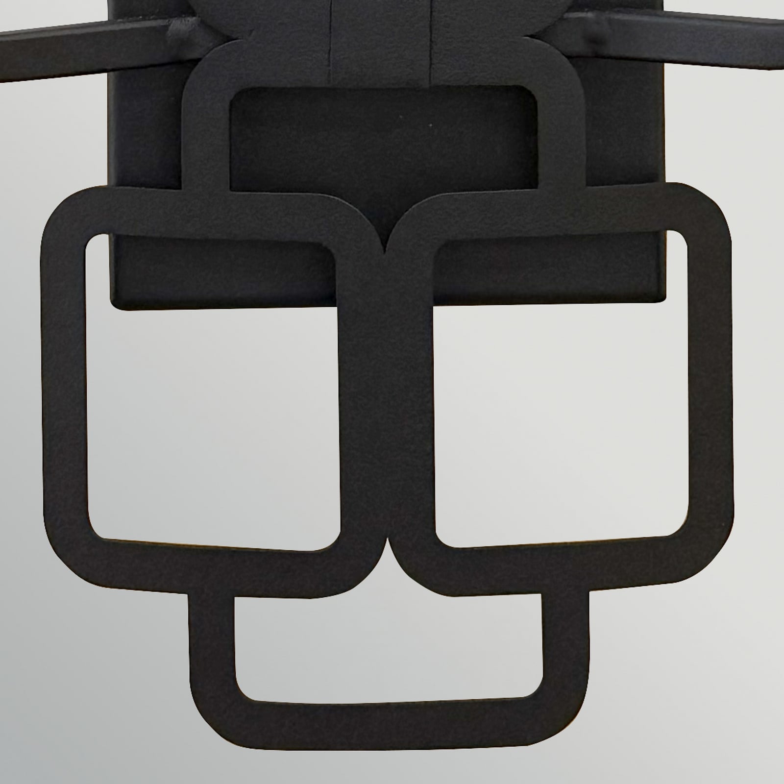 Candeeiro de parede Sabina, preto, 42 cm, 2 lâmpadas, metal/tecido - HINKLEY