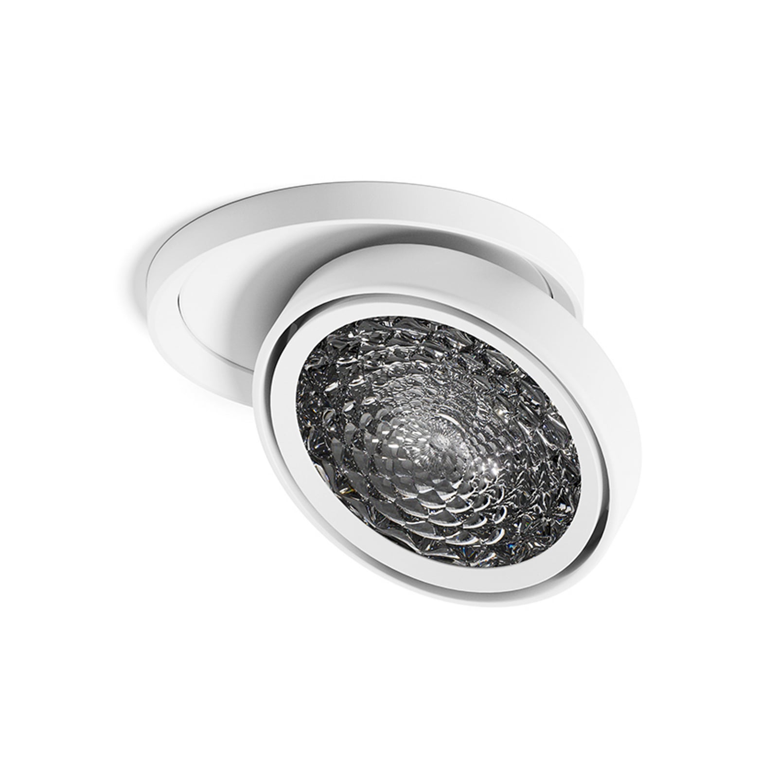 Faretto LED da incasso Nivo, bianco, 36°, orientabile di 11 cm, dimmerabile -