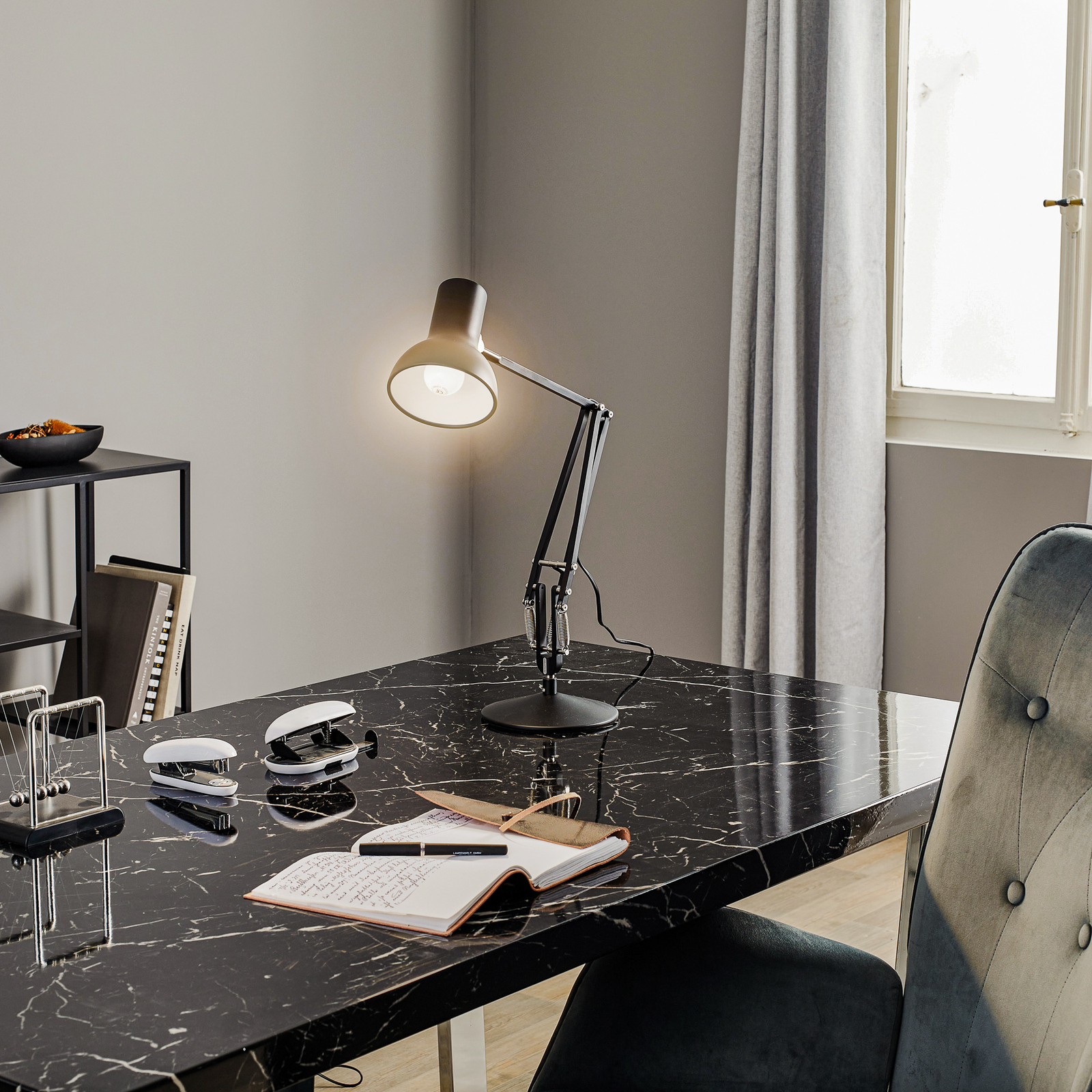 Anglepoise Type 75 Mini lampe à poser noire