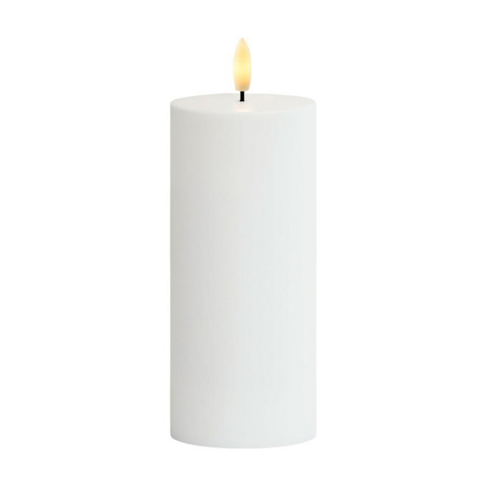 Sille LED candle, solar-powered, height 20 cm, white, IP44