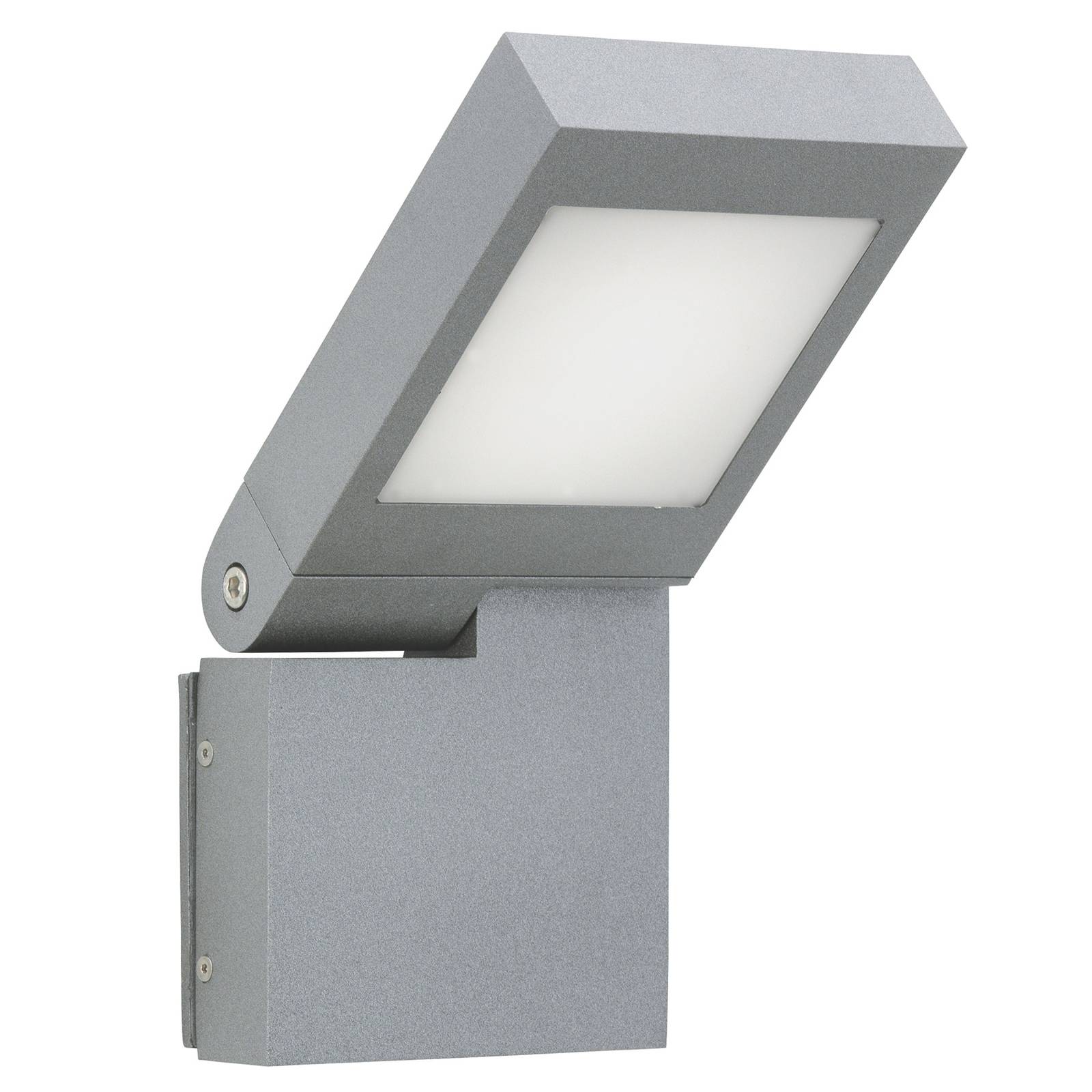 LED fali lámpa0111, forgatható fejjel, ezüst színű